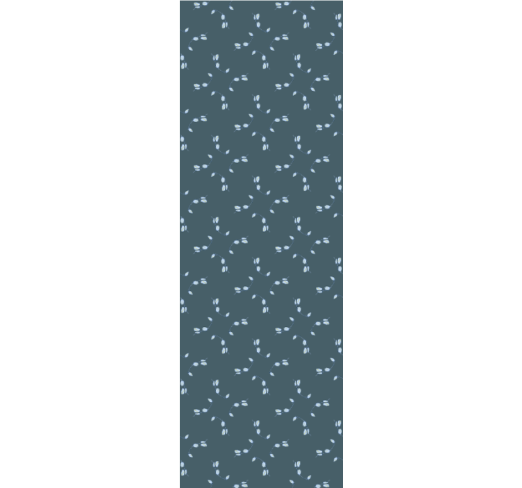 Papel mural moderno diseño de patrón de flores - TenVinilo