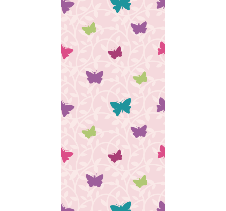 Papel mural mariposas alas revoloteando de colores - TenVinilo