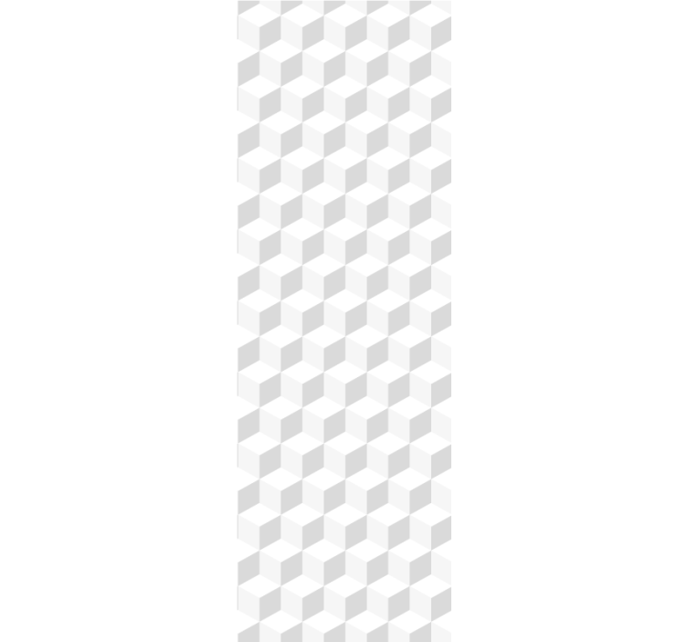 Papel mural geométrico textura cúbica - TenVinilo