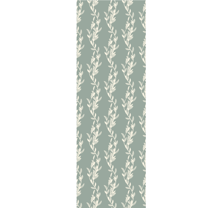 Papel mural floral delicado diseño de vid - TenVinilo