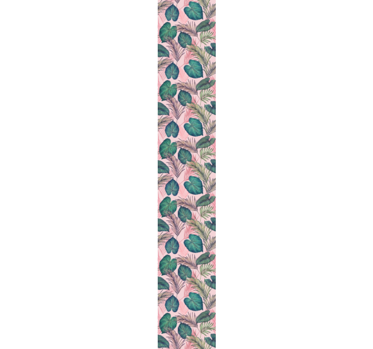 Papel mural naturaleza descubrimiento de hojas tropicales - TenVinilo