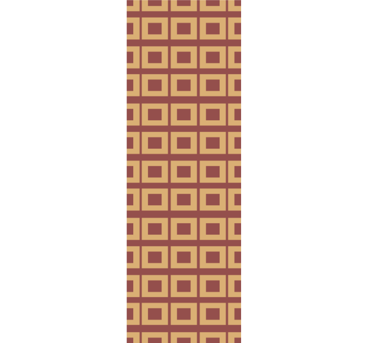 Papel mural cuadros bloques geométricos retro - TenVinilo