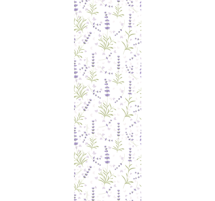 Papel pintado flores arreglo floral de lavanda - TenVinilo