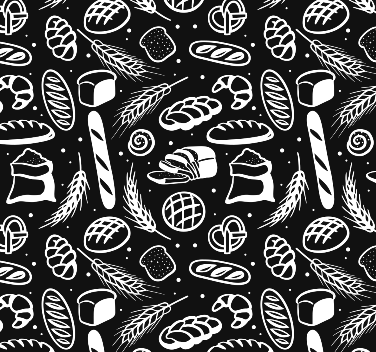 Papel mural personalizable panadería - TenVinilo