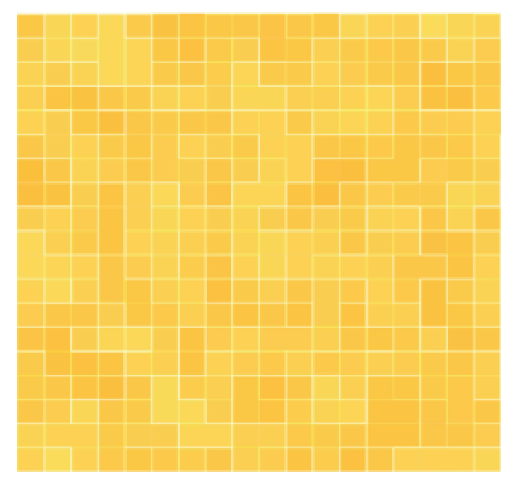 Papel mural ornamental con patrón de mosaico - TenVinilo