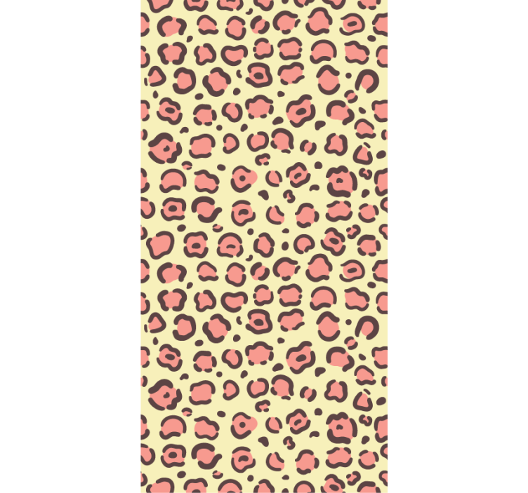 Papel mural dormitorio textura de piel de leopardo - TenVinilo