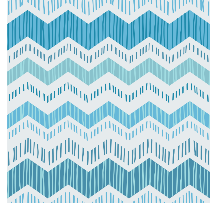 Papel mural texturas zig zag azul - TenVinilo