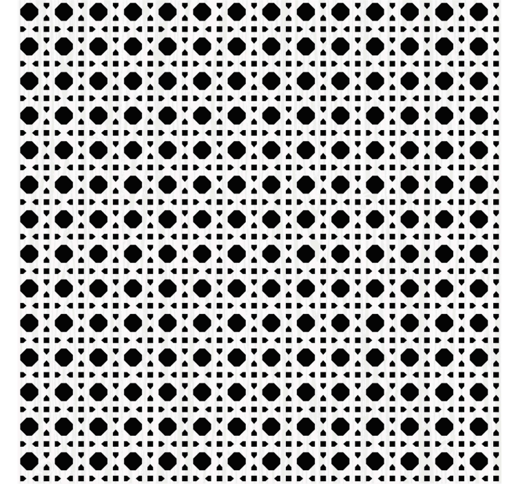 Papel mural texturas en blanco y negro cannage - TenVinilo