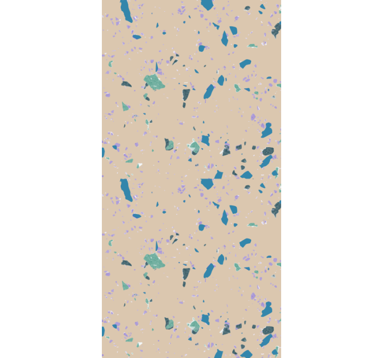 Papel mural dormitorio componente geométrico abstracto - TenVinilo