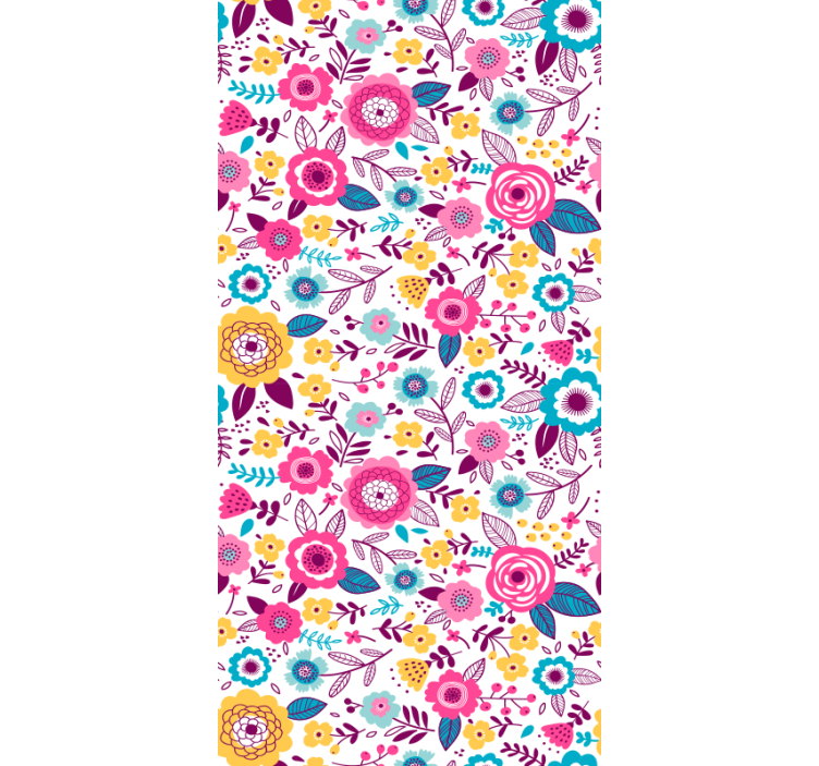 Papel mural dormitorio motivación botánica vibrante - TenVinilo