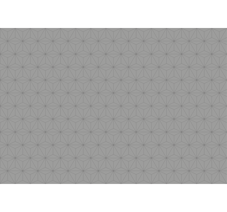 Papel mural oficinas triángulos de concreto gris - TenVinilo