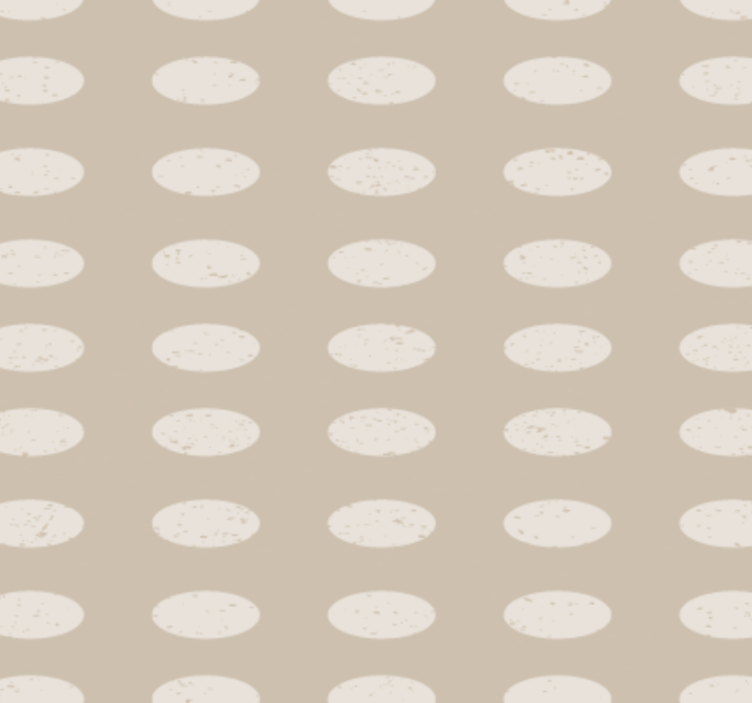 Papel mural pasillo patrón de círculos blancos geométricos - TenVinilo