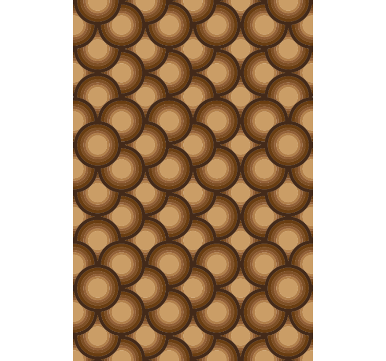 Papel mural vintage soles marrones - TenVinilo