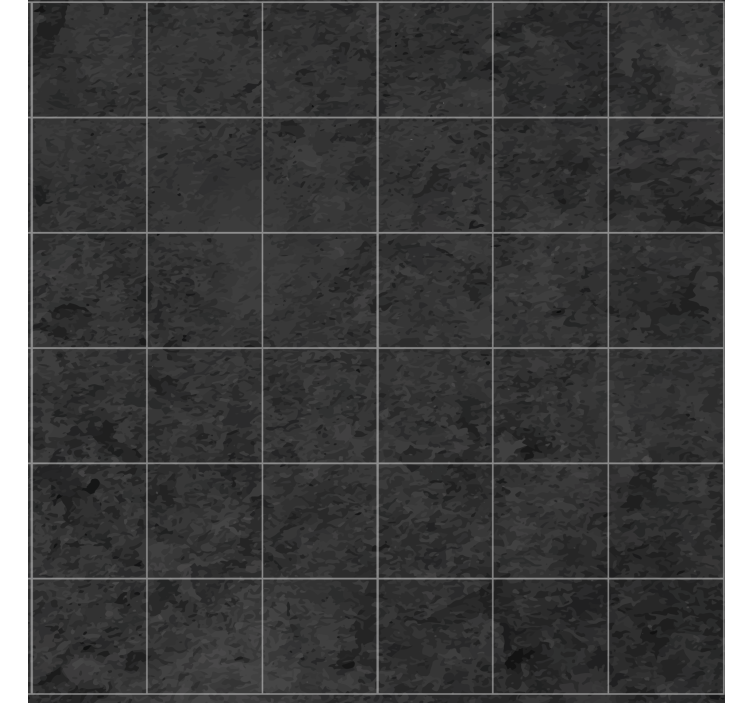 Papel mural piedra cuadrados negros elegantes - TenVinilo