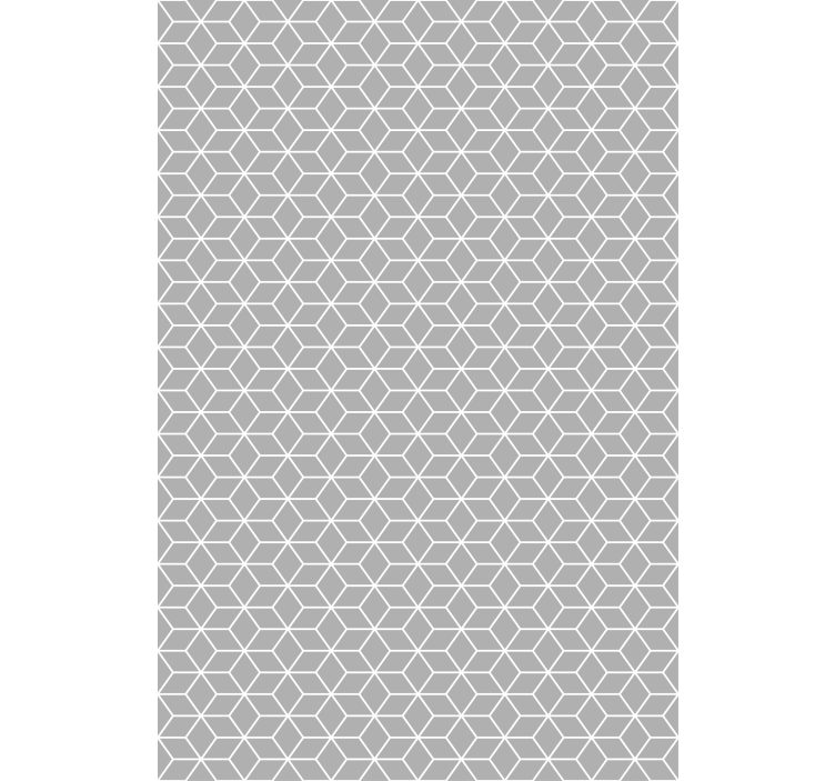 Papel mural texturas patrón hexagonal gris - TenVinilo