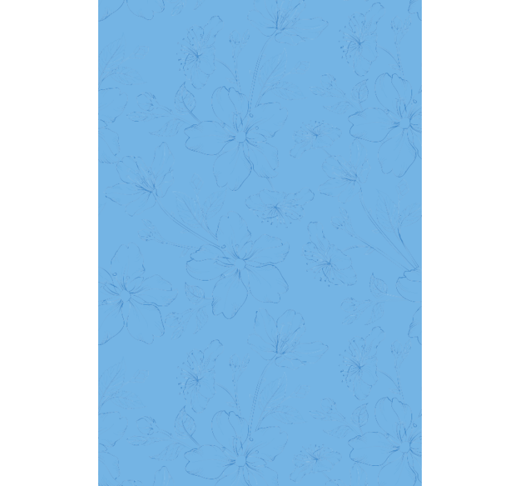 Papel mural living comedor superficie inspirada en botánica - TenVinilo