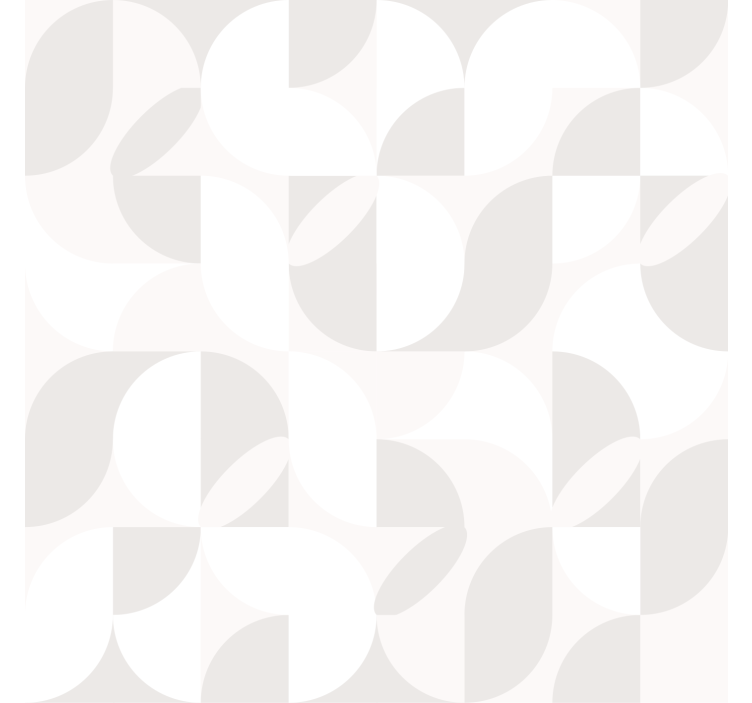 Papel mural moderno tonos blancos retro - TenVinilo