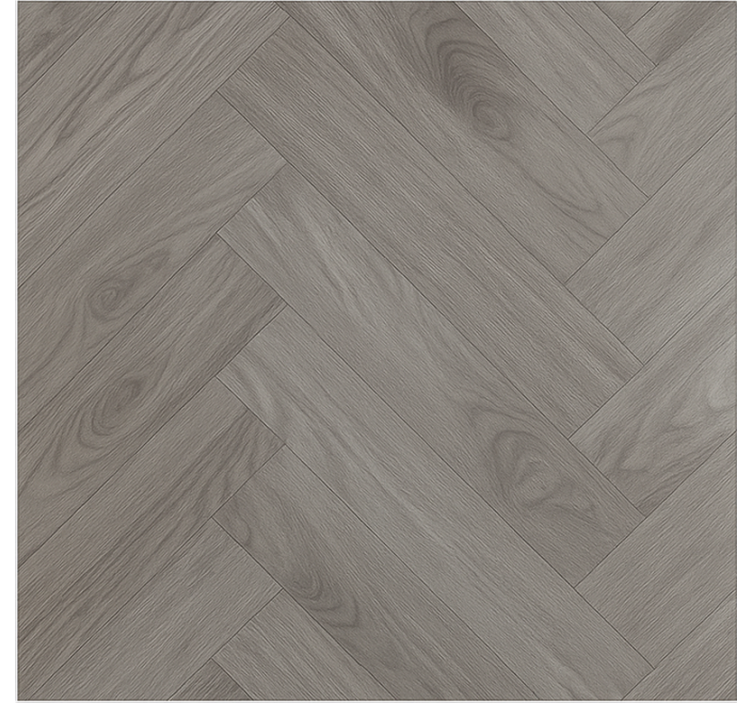 Papel mural living comedor patrón espiga taupe woodward - TenVinilo