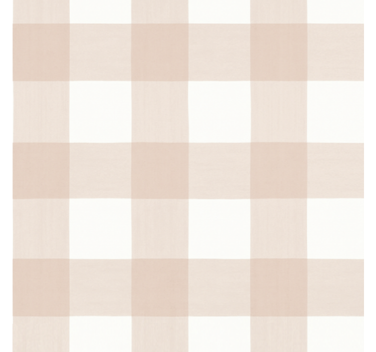 Papel mural infantil cuadros rosas - TenVinilo