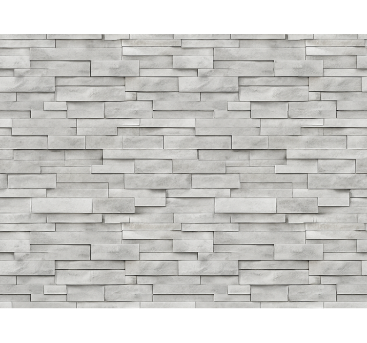Papel mural piedra pizarra gris ledge stone - TenVinilo