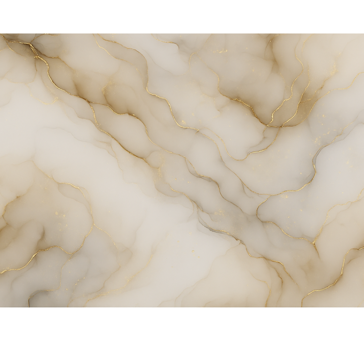 Papel mural dormitorio matrimonio mármol con oro - TenVinilo