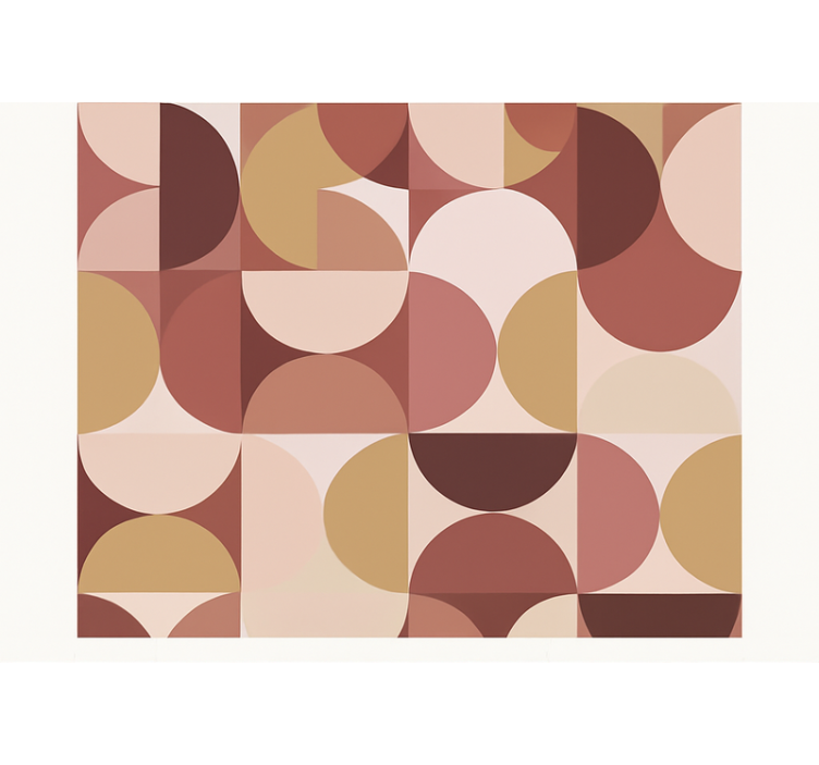 Papel mural dormitorio matrimonio diseño retro rosa - TenVinilo