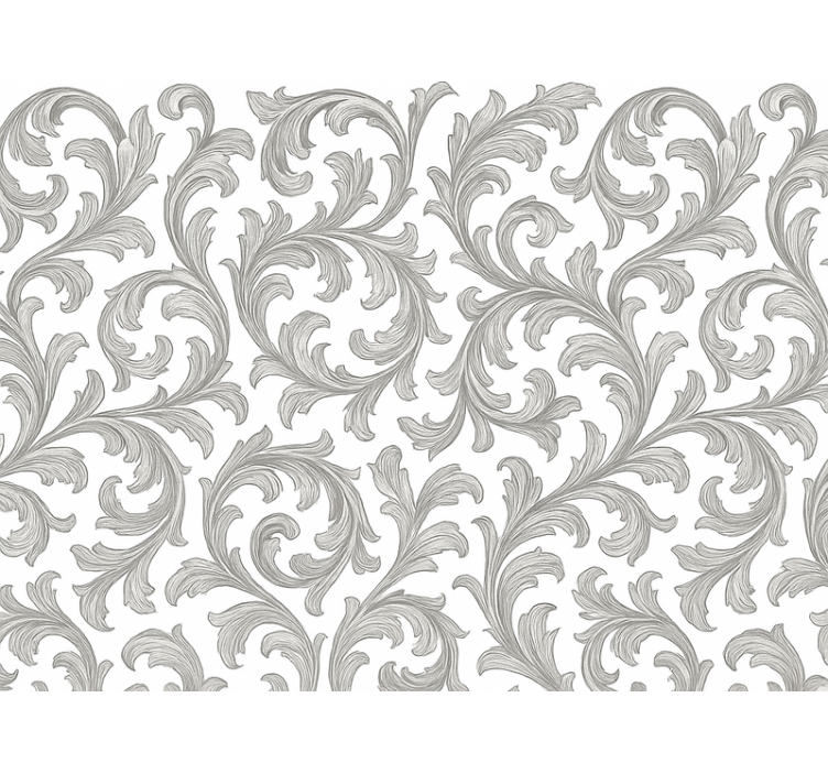 Papel mural living comedor efecto piedra gris - TenVinilo