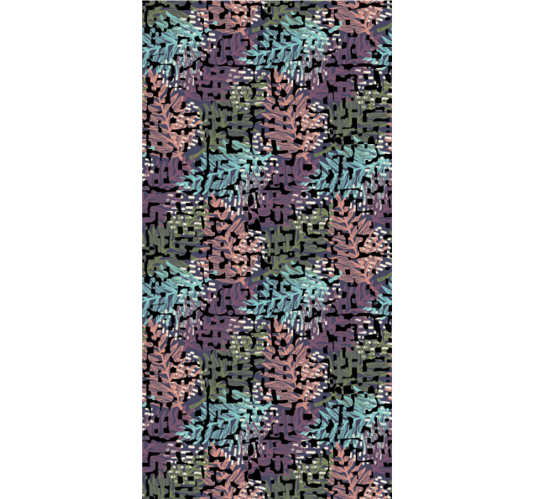 Papel mural floral flora colorida y vibrante - TenVinilo