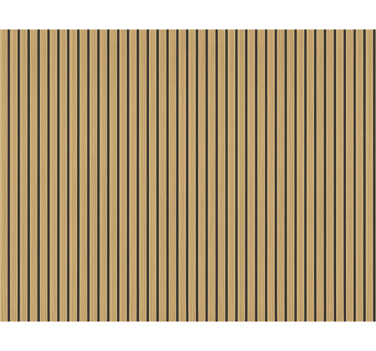 Papel mural dormitorio rayas de roble moderno - TenVinilo