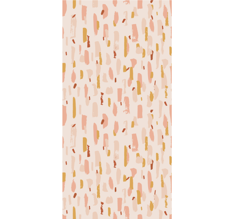 Papel mural dormitorio pintura cepillada en forma de pétalos - TenVinilo