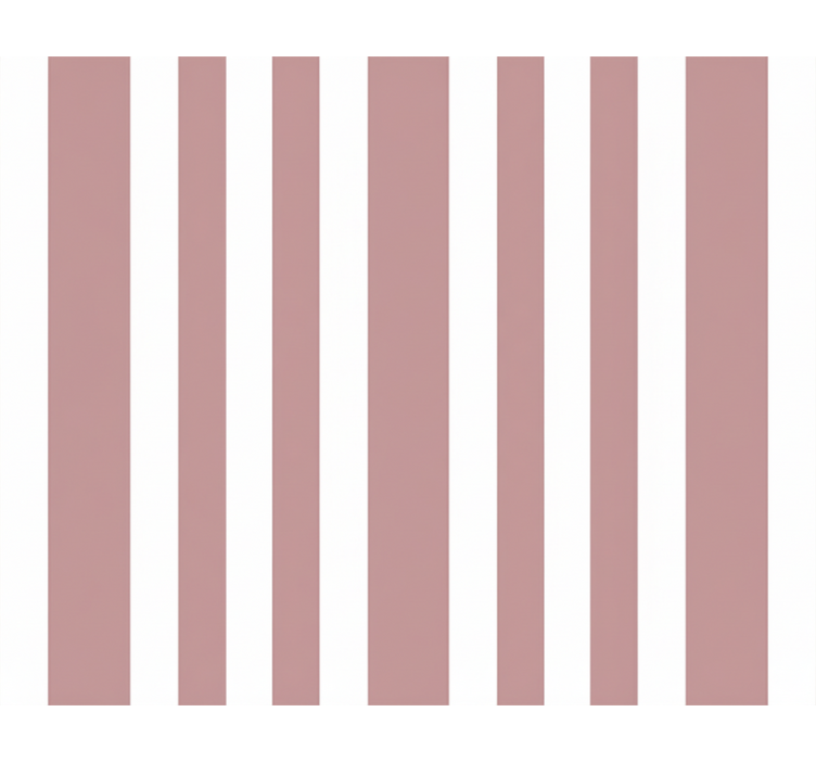 Papel mural rayas verticales rayas rosas y blancas - TenVinilo