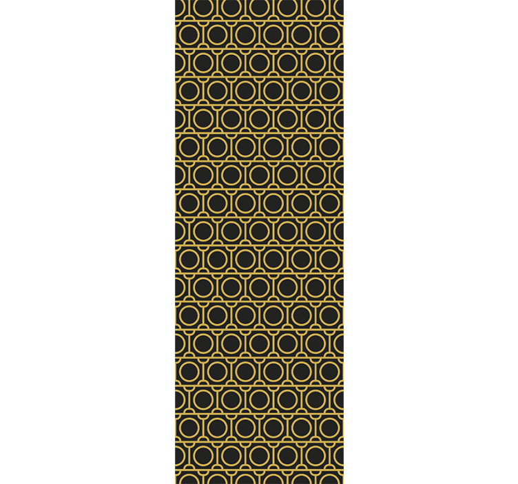 Papel mural geométrico anillos geométricos - TenVinilo