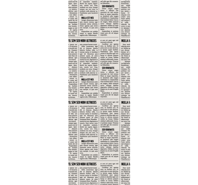 Papel pintado dormitorio Papel de diario con texto - TenVinilo