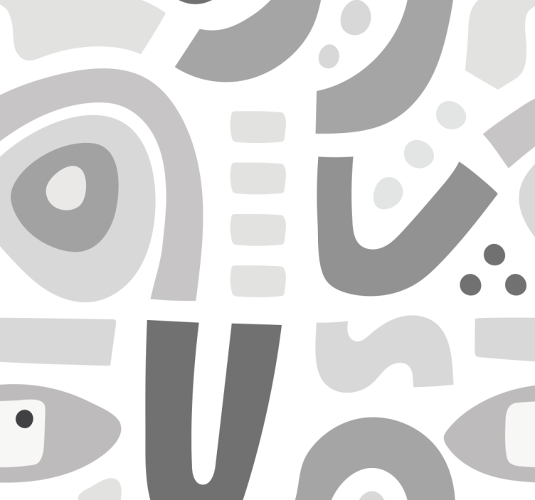 Papel mural geométrico formas geométricas abstractas - TenVinilo