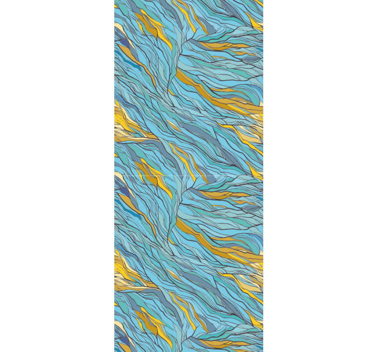 Papel mural abstracto flujo orgánico abstracto - TenVinilo