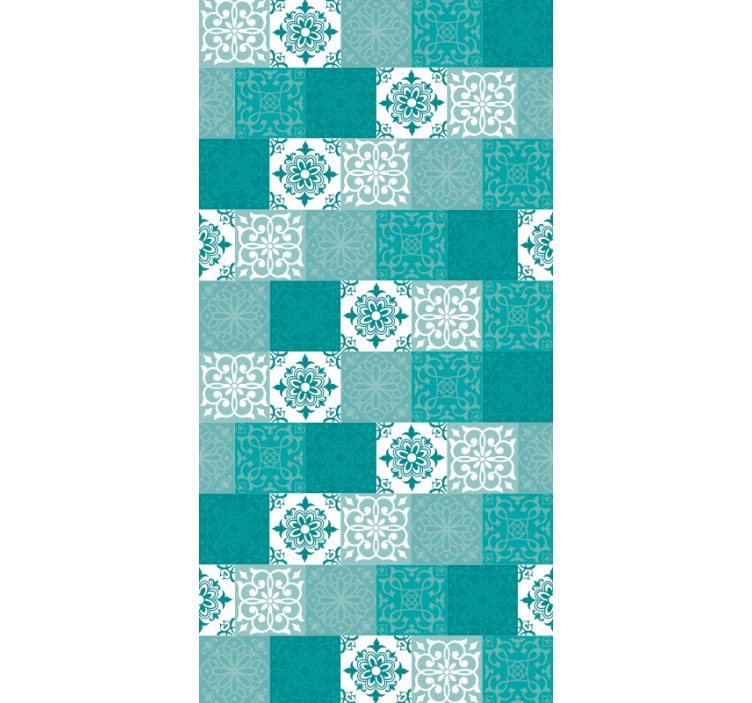 Papel mural azulejos azulejos ornamentales - TenVinilo