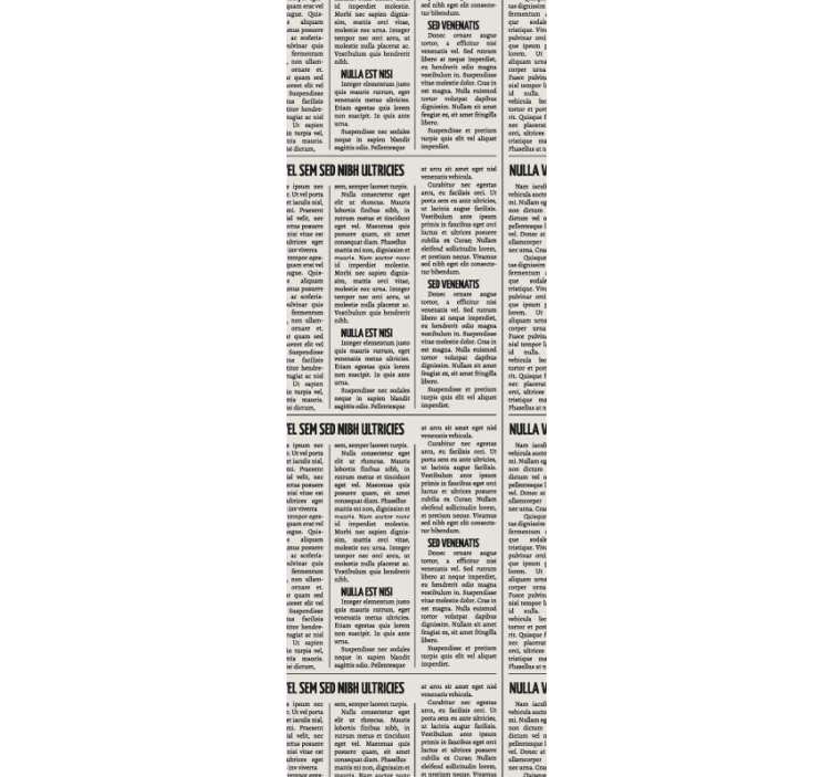 Papel pintado retro Diseño de periódico - TenVinilo