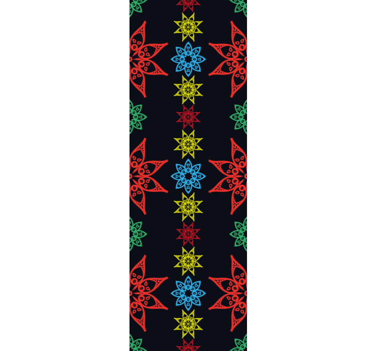 Papel mural ornamental ornamentación floral - TenVinilo