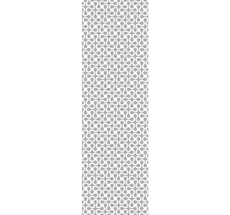 Papel mural gris longitudes de onda geométricas - TenVinilo