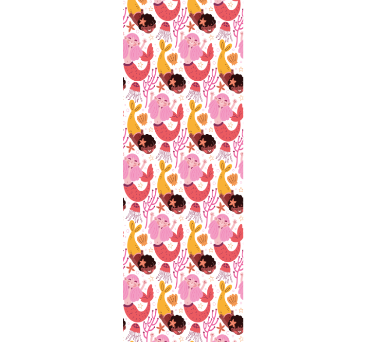 Papel mural ornamental fantasía submarina - TenVinilo