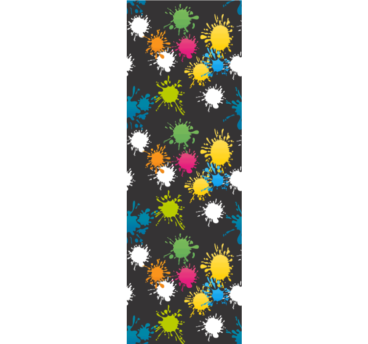 Papel mural abstracto patrones de salpicaduras - TenVinilo