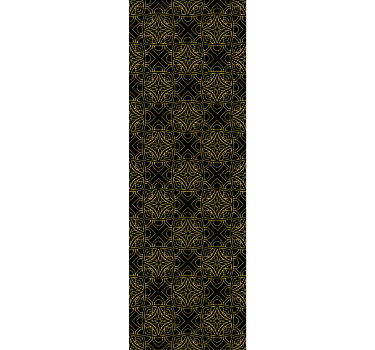 Papel mural ornamental patrones geométricos intrincados - TenVinilo