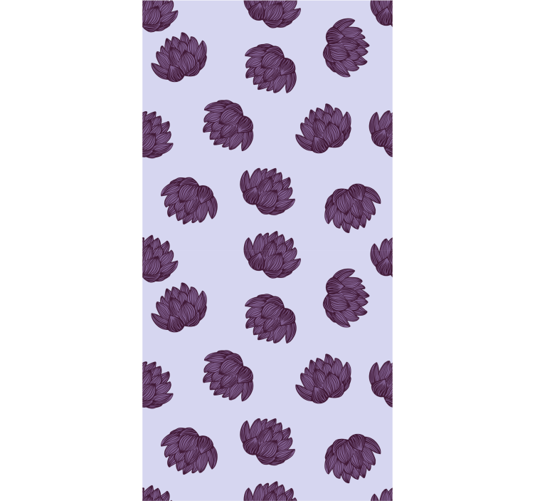 Papel pintado flores simplicidad del patrón floral - TenVinilo