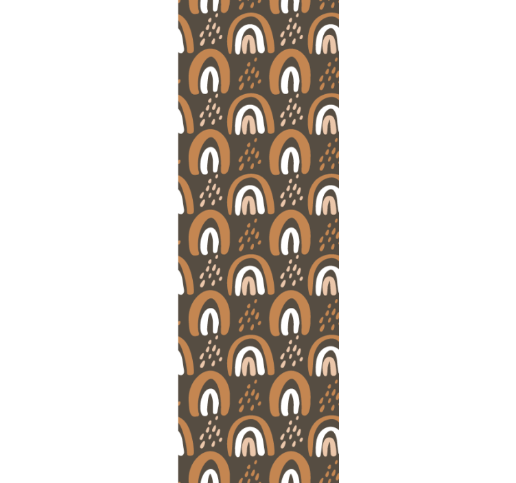 Papel mural geométrico motivo de arco geométrico - TenVinilo