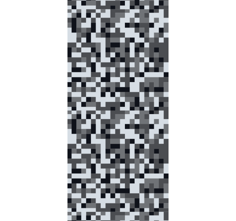 Papel mural abstracto pixelación geométrica - TenVinilo