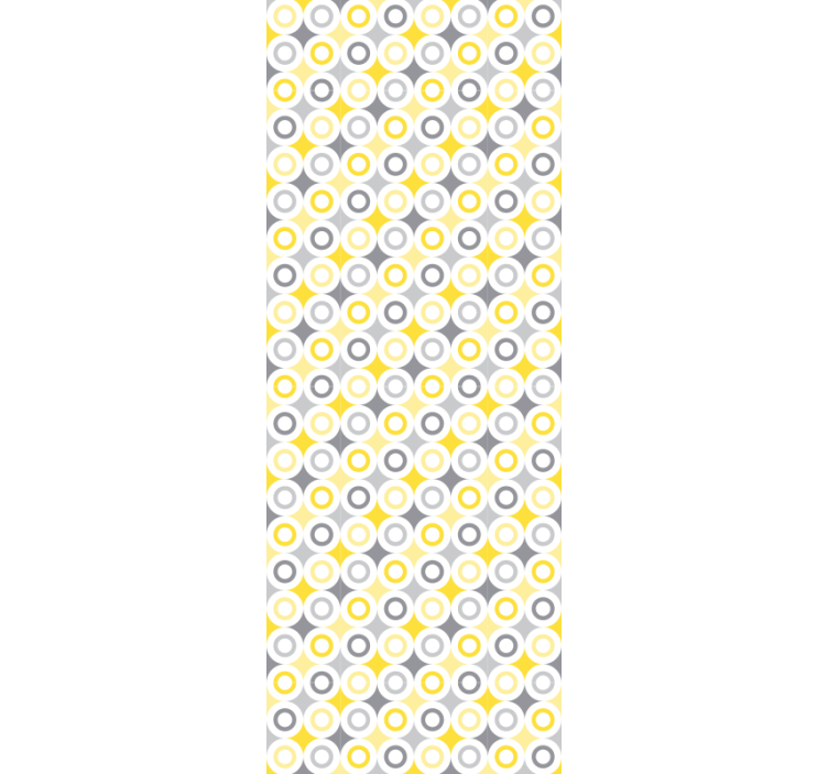 Papel mural topos patrón circular - TenVinilo