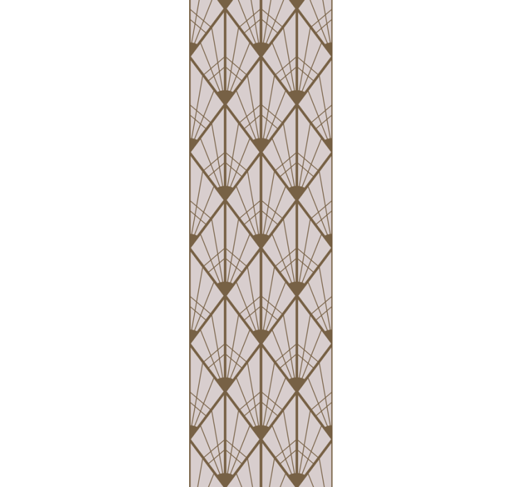 Papel mural geométrico diseño de abanico geométrico - TenVinilo