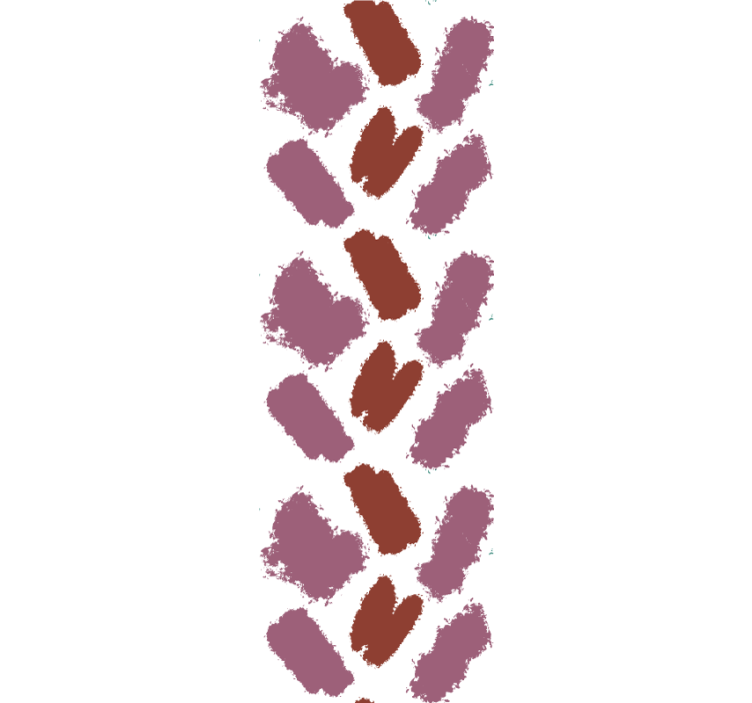 Papel mural abstracto pinceladas marrones - TenVinilo