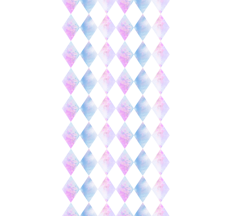 Papel mural cuadros arlequín geométrico - TenVinilo