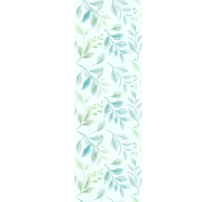 Papel mural hojas follaje elegante - TenVinilo